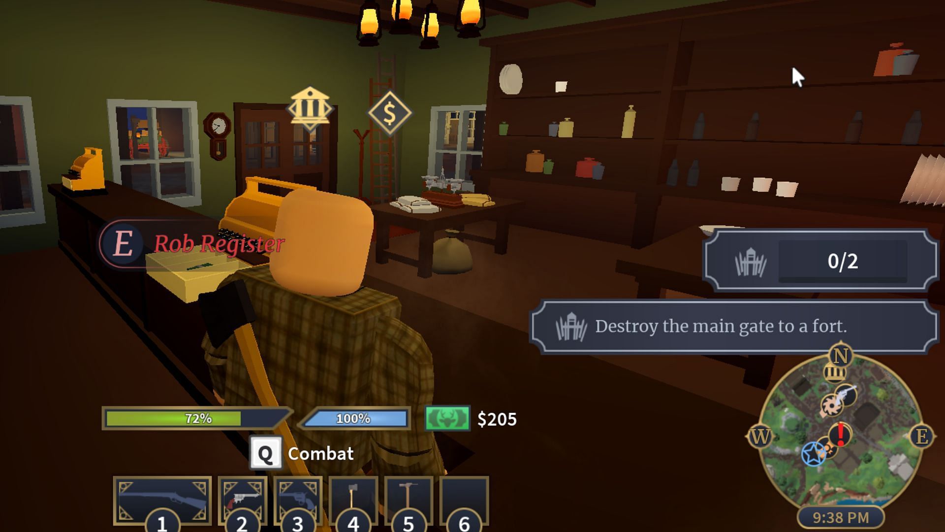 The Outlaw has the lockpicking skill (Image via Roblox)